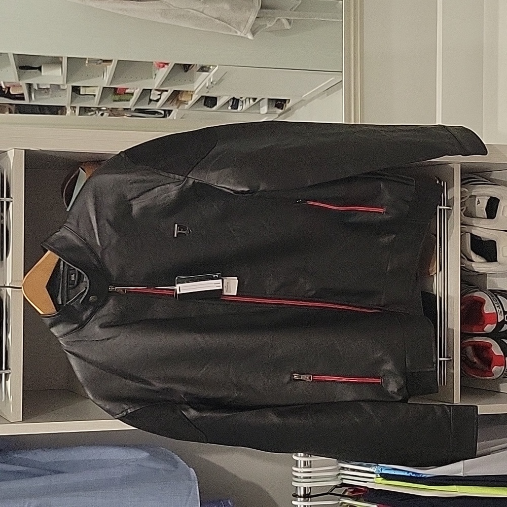 F Collections XXL Mens Leather Jacket